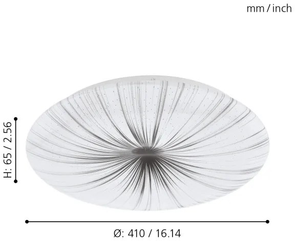 Eglo 98325 - LED Stropné svietidlo NIEVES LED/19,5W/230V