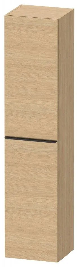 DURAVIT D-Neo závesná vysoká skrinka, 1 dvierka, pánty vľavo, 400 x 360 x 1760 mm, dub prírodný, DE1328L3030