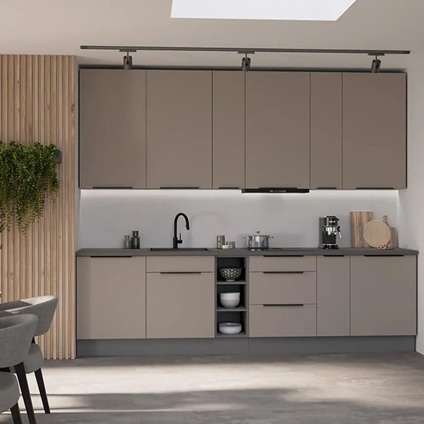 Kuchynská linka Aria TA/ANT 300 cm bez kuchynskej dosky