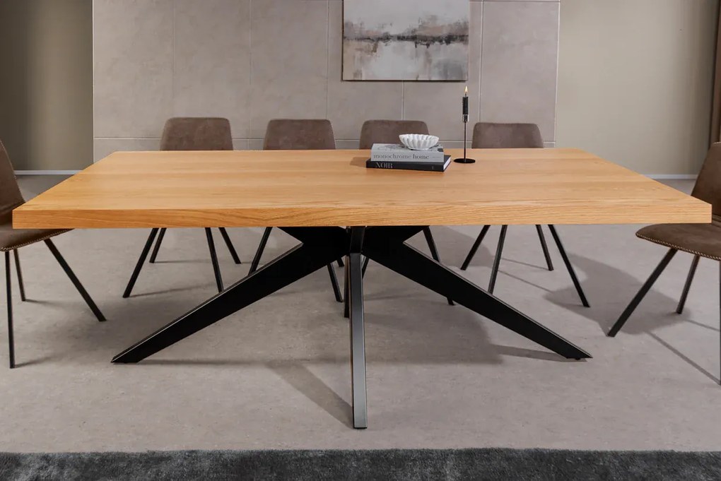 Jedálenský stôl ZEUS 200 cm v prevedení oak