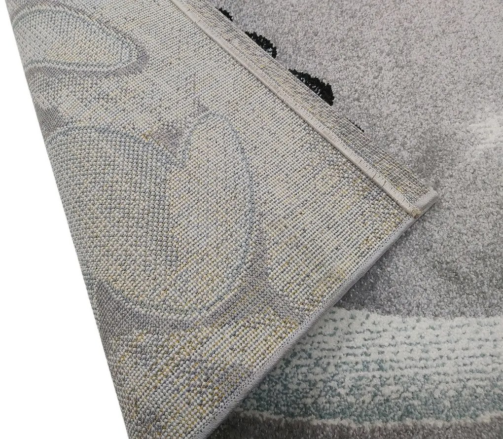 Ayyildiz, Kusový koberec Bambi 840 blue, 80x150, modrá, detská izba