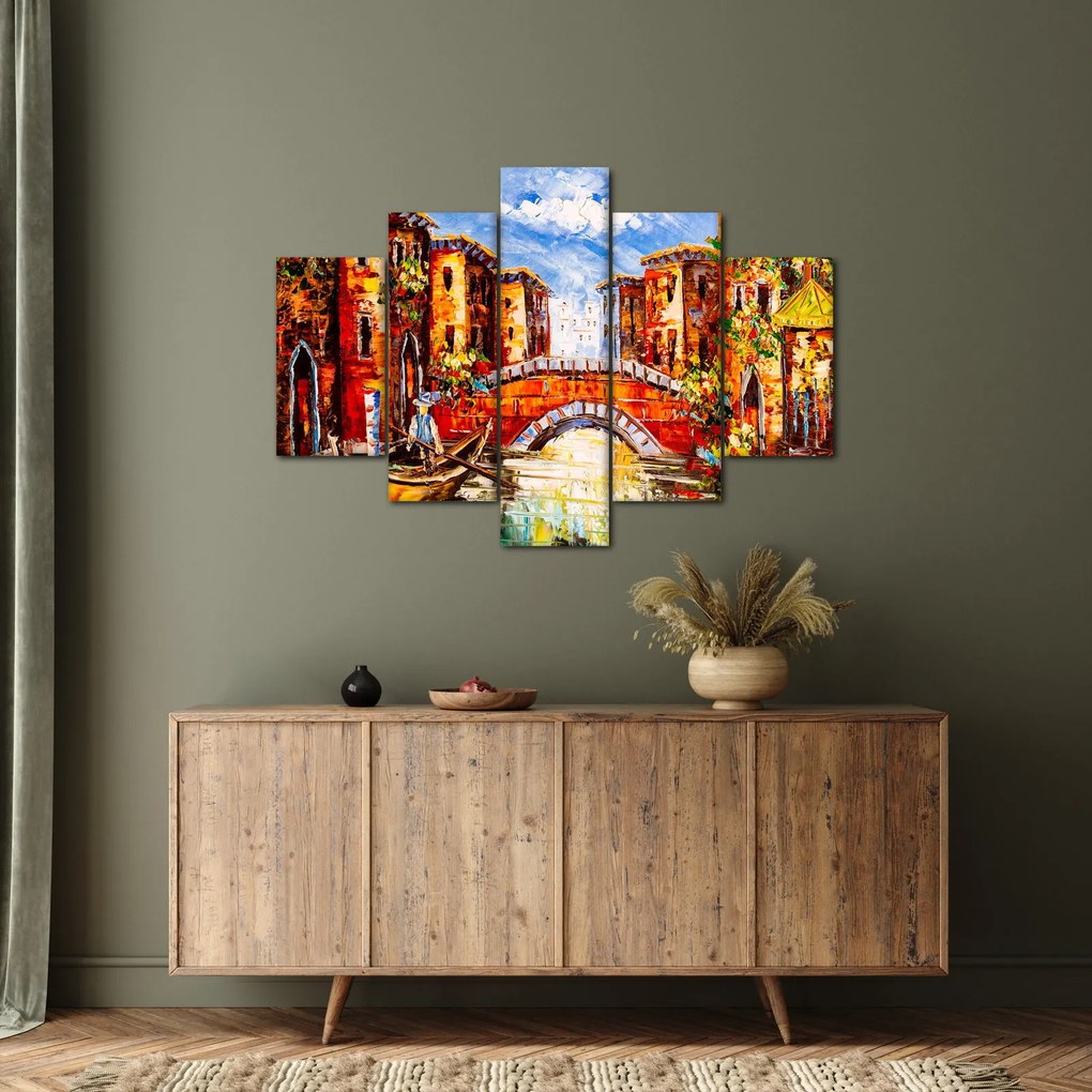 Obraz - Olejomaľba mesta III. (150x105 cm)