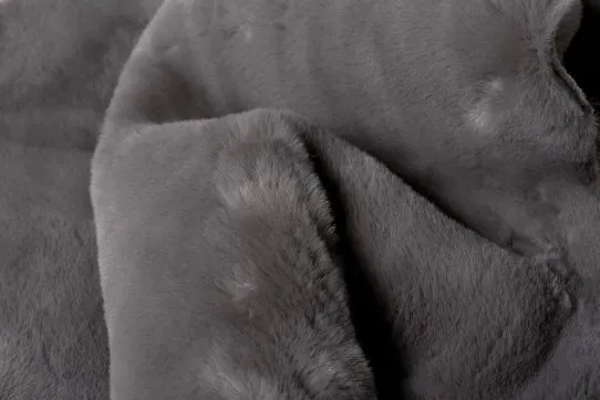 Koberček RABBIT FUR CLASSIC tmavosivý