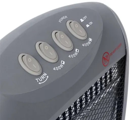 SOLIGHT Infražiarič - vykurovací výkon 1200 W, 3 nastaviteľné úrovne vykurovania
