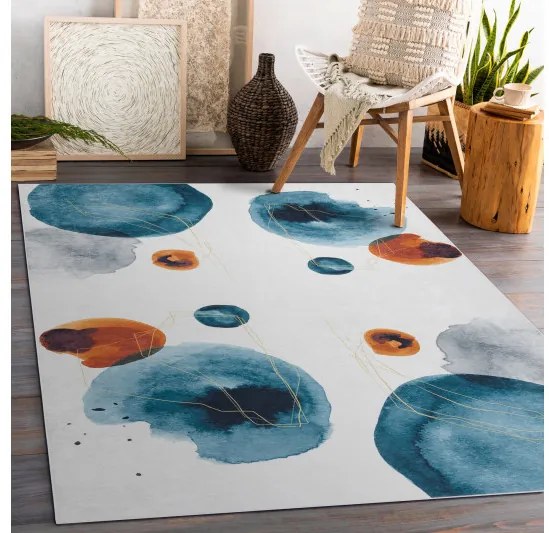 Kusový koberec ANDRE Abstraction 1112, 160x220, viacfarebná, chodba / predsieň, Dywany Łuszczów