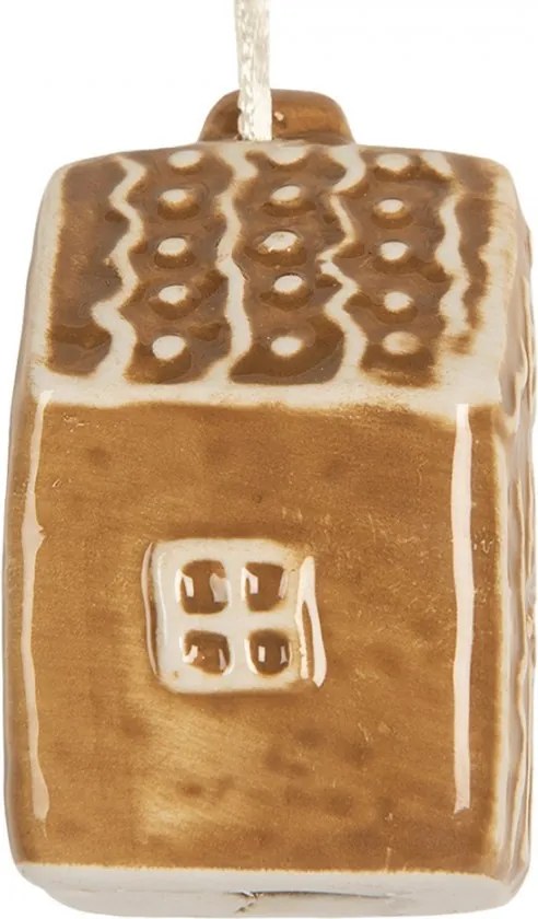 Závesná ozdoba perníková chalúpka Gingerbread Cott - 4*4*6 cm