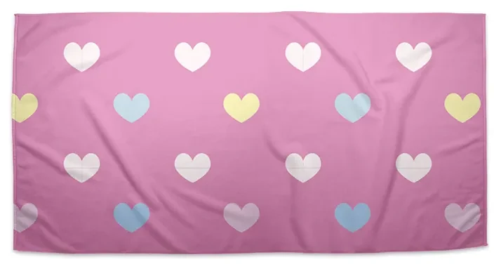 Sablio Uterák Srdce na ružovej - 70x140 cm