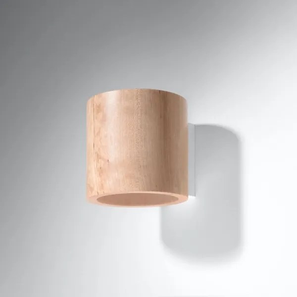 Sollux SL.0490 - Nástenné svietidlo ORBIS 1xG9/40W/230V drevo