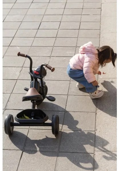 QPlay - Detská trojkolka TRIDURO čierna