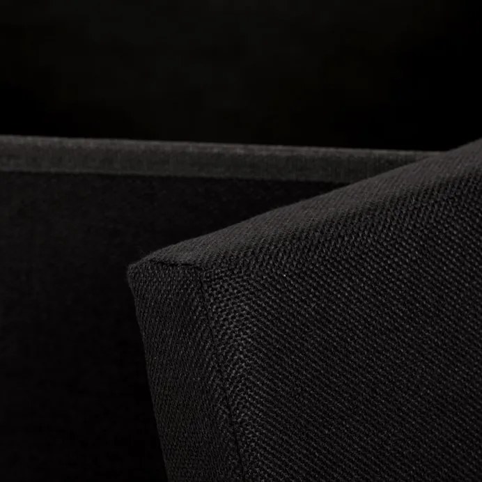 Autronic BONTEC Taburet s úložným priestorom, čierna, látka, TAB-461 BK2 Farba: Čierna