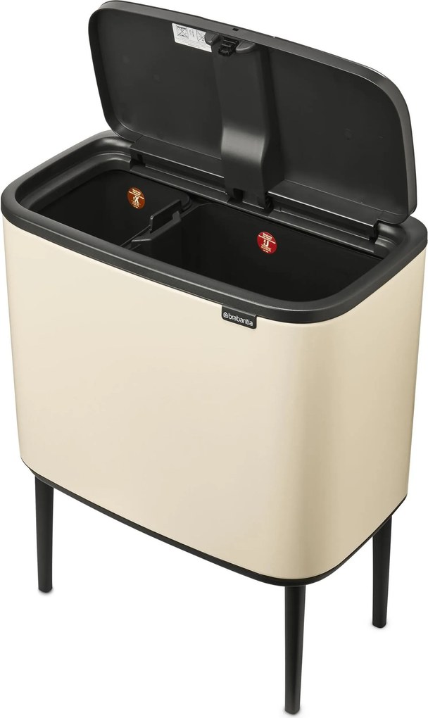 Odpadkový kôš Bo Touch Bin 11 l + 23 l čierny matný