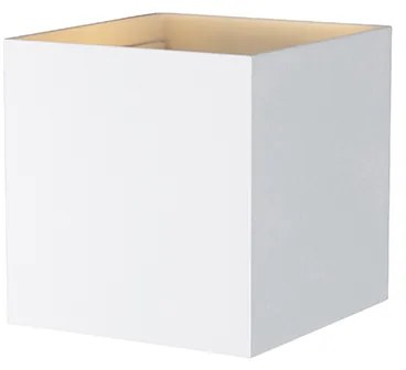 Vonkajšia nástenná lampa biela vrátane LED 2-svetlo IP54 - Edwin