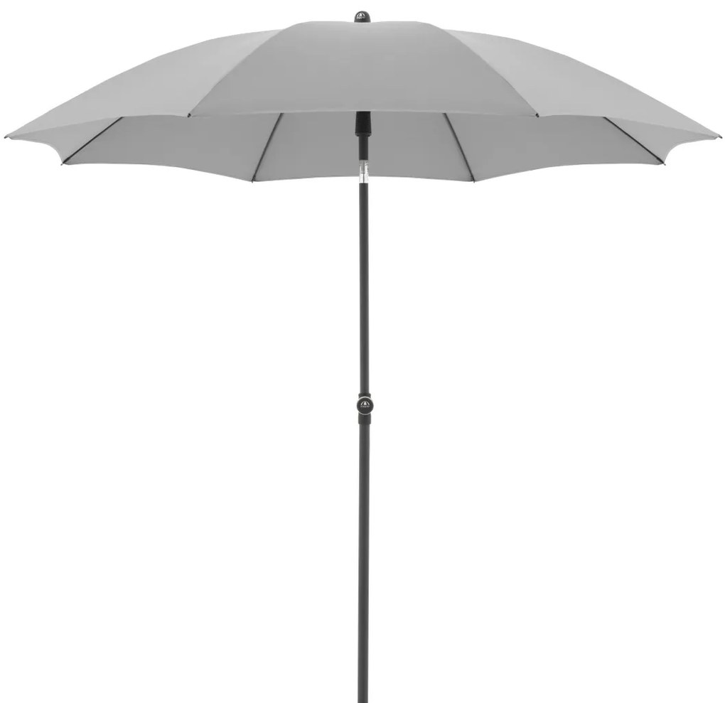 Doppler ACTIVE 210 cm - slnečník so stredovou nohou šedá (kód farby 827), 100 % polyester