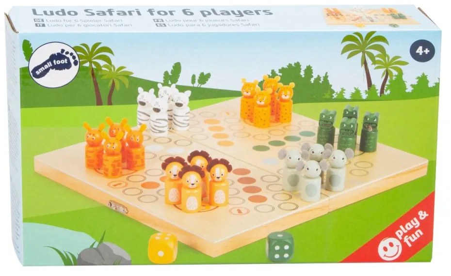 Small Foot Človeče nehnevaj sa pre 6 hráčov Safari