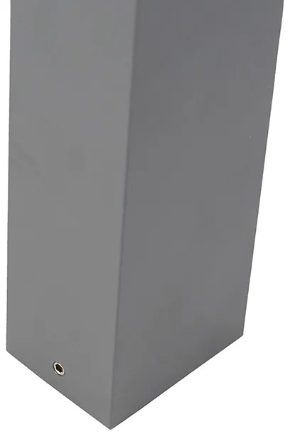 Moderná vonkajšia stojaca lampa antracit vrátane LED - Uma