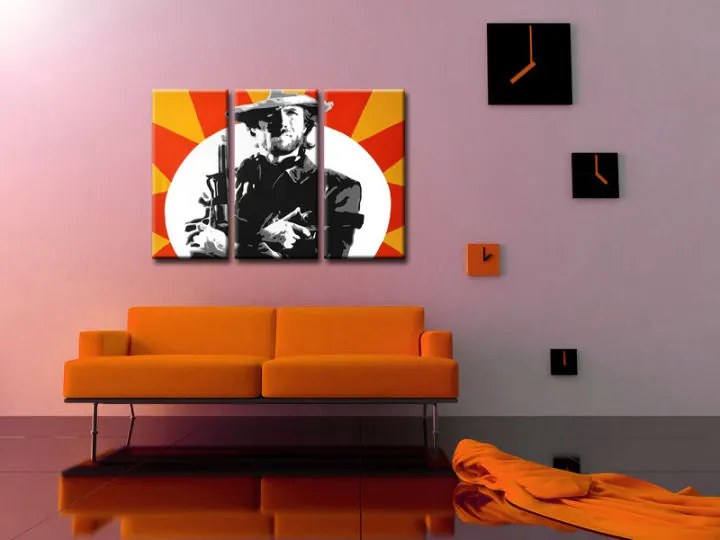 Ručne maľovaný POP Art obraz Clint Eastwood | rôzne rozmery