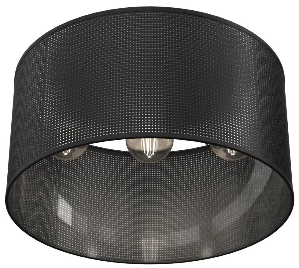 Luster prisadený LOFT SHADE 3xE27/60W/230V čierna