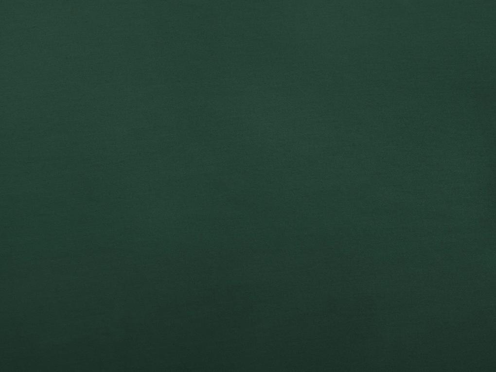 Posteľné obliečky z bavlneného saténu 220 x 240 cm zelené HARMONRIDGE Beliani