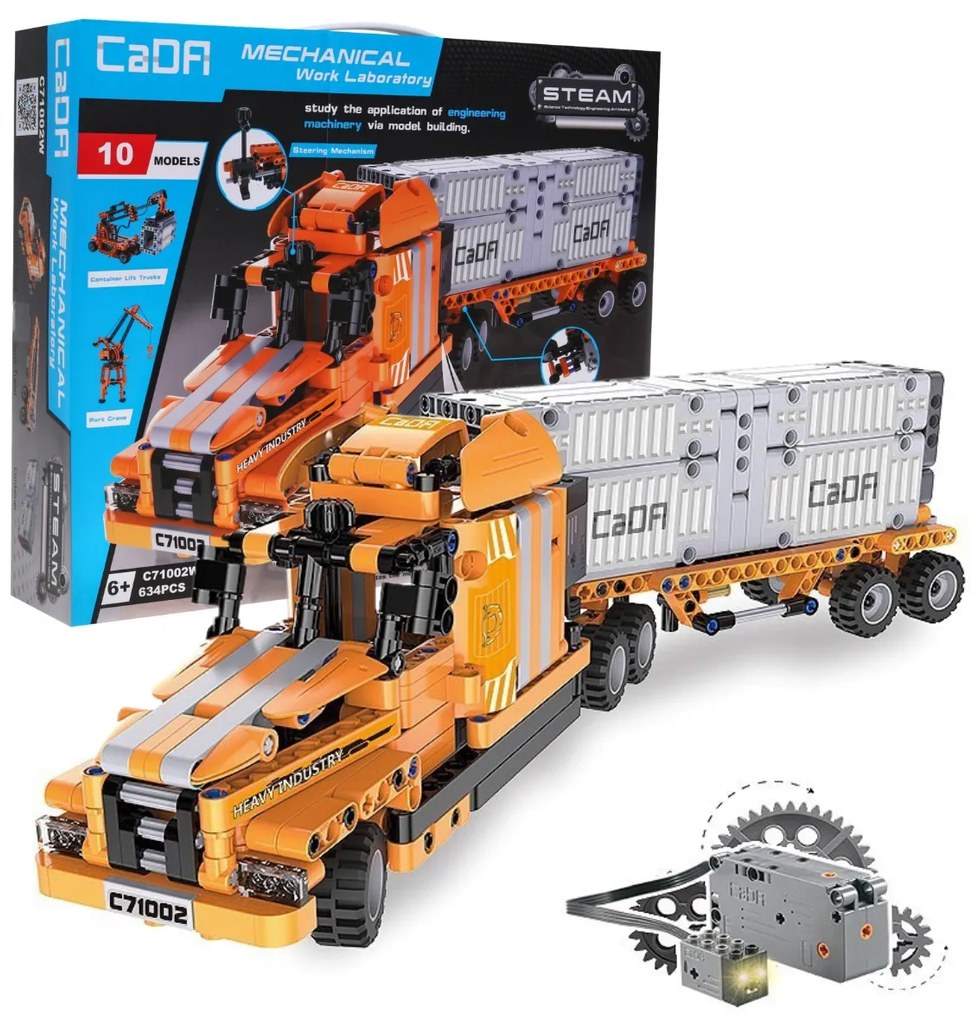 CaDA Stavebnica 10v1 vozidiel Engineering Simulator 634el EE C71002W