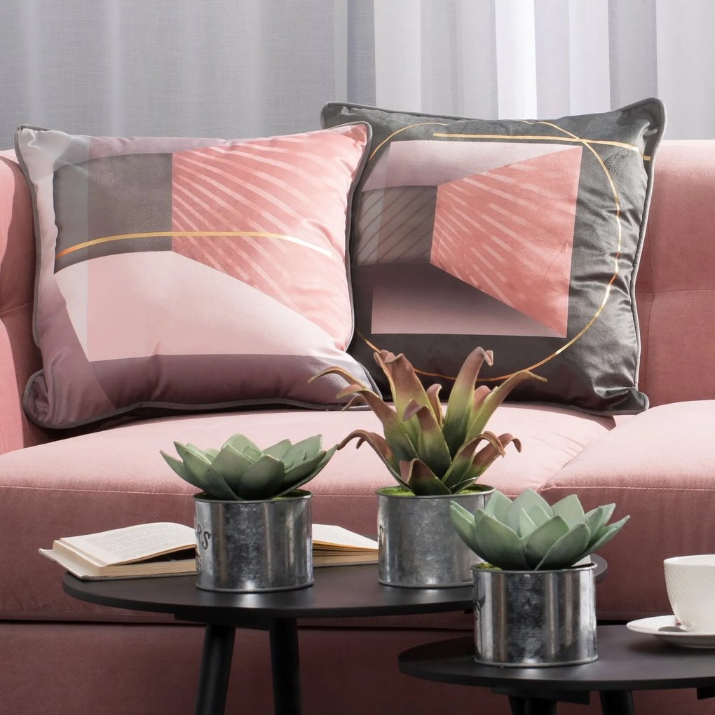 DEKORAČNÁ OBLIEČKA NA VANKÚŠ ADLER 1 40X40 CM VZOROVANÁ