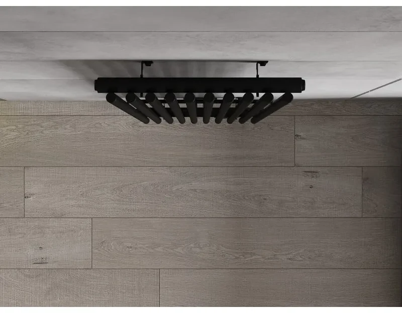 Mexen Tulsa, vykurovacie teleso 1600 x 420 mm, 613 W, čierna, W219-1600-420-00-70