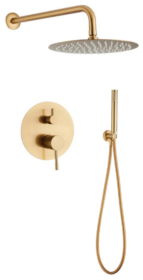 Gamma Roy, podomietková sprchová súprava, zlatá matná, GMA-BRYPZNP-BGD