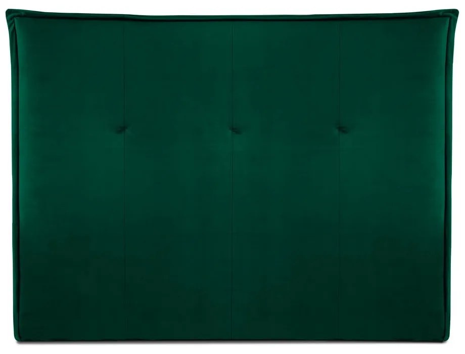 Tmavozelené čelo postele 180x120 cm Monica – Milo Casa