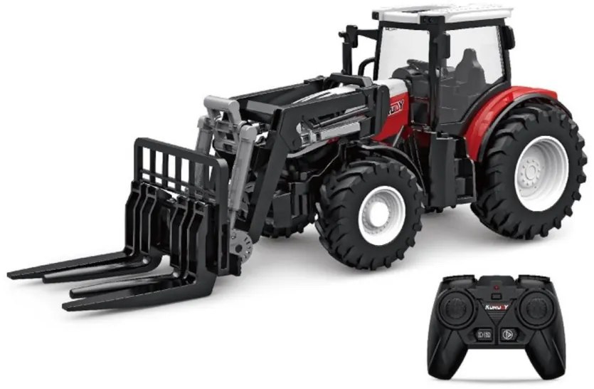 HUINA H-toys Farm Traktor s 1:24 vysokozdvižným ramenom 2,4 GHz RTR