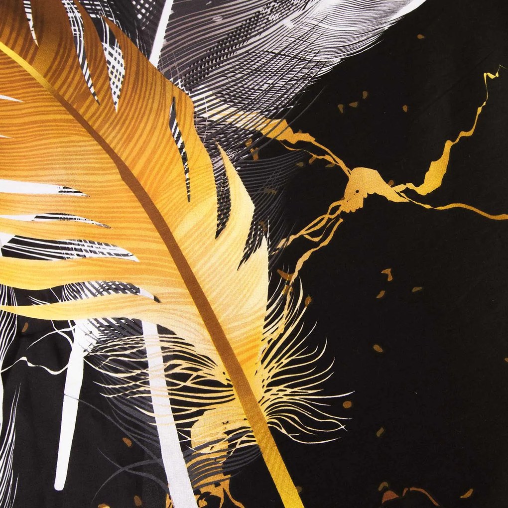 SATÉNOVÉ OBLIEČKY PANEL 160X200 CM, 2KS 70X80 CM VZOROVANÉ