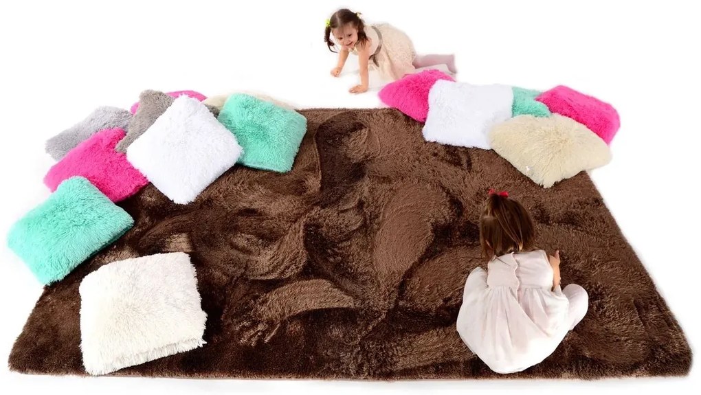 Plyšový detský koberec MOCCA
