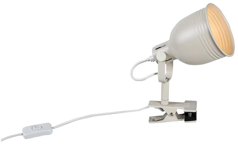 Rabalux 3093 - Lampa s klipom 1xE14/25W/230V béžová RL3093