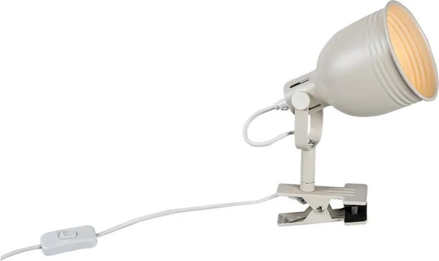 Rabalux 3093 - Lampa s klipom 1xE14/25W/230V béžová