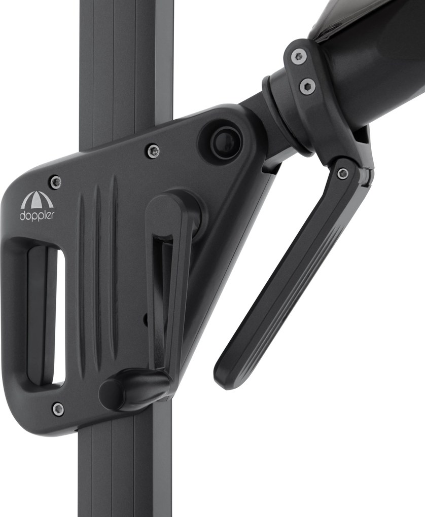 Doppler LIFE 310 cm – záhradný slnečník s bočnou tyčou