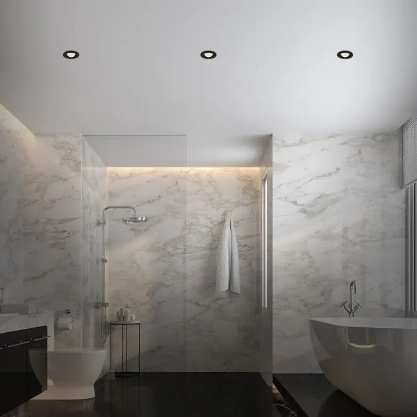 Briloner 7056-035 - SADA 3x LED Kúpeľňové podhľadové svietidlo LED/3W/230V IP44