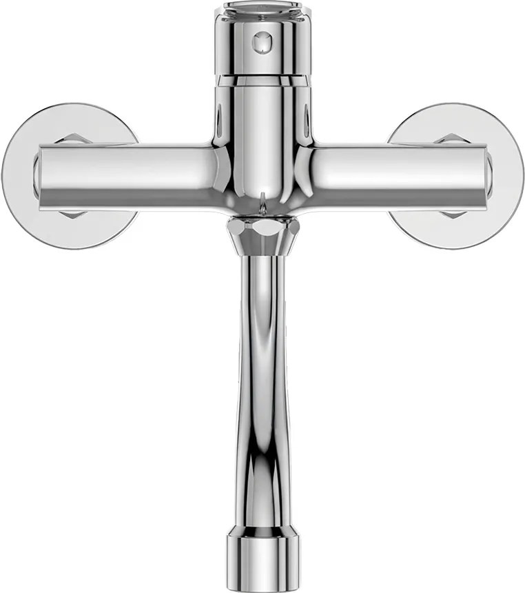 Mereo Pego, drezová nástenná batéria, 150 mm, s ramienkom rúrkovým o 18 mm - 200 mm, chróm, MER-CB30101P