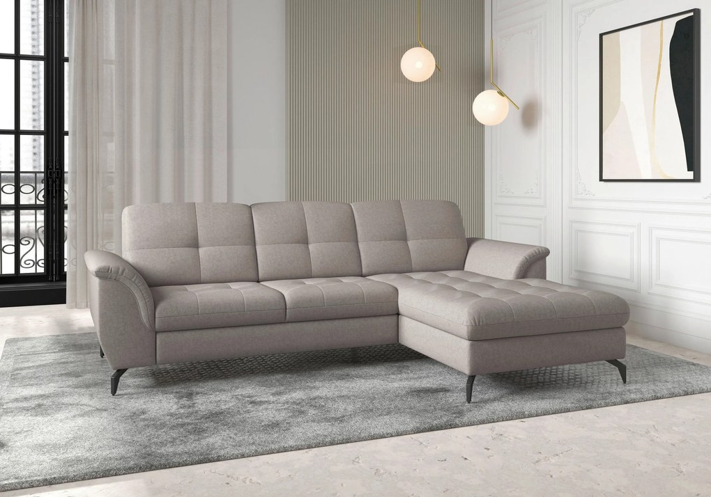 XXXLutz ROHOVÁ SEDAČKA, textil, taupe Sit & More - Sedačky - 000144013357