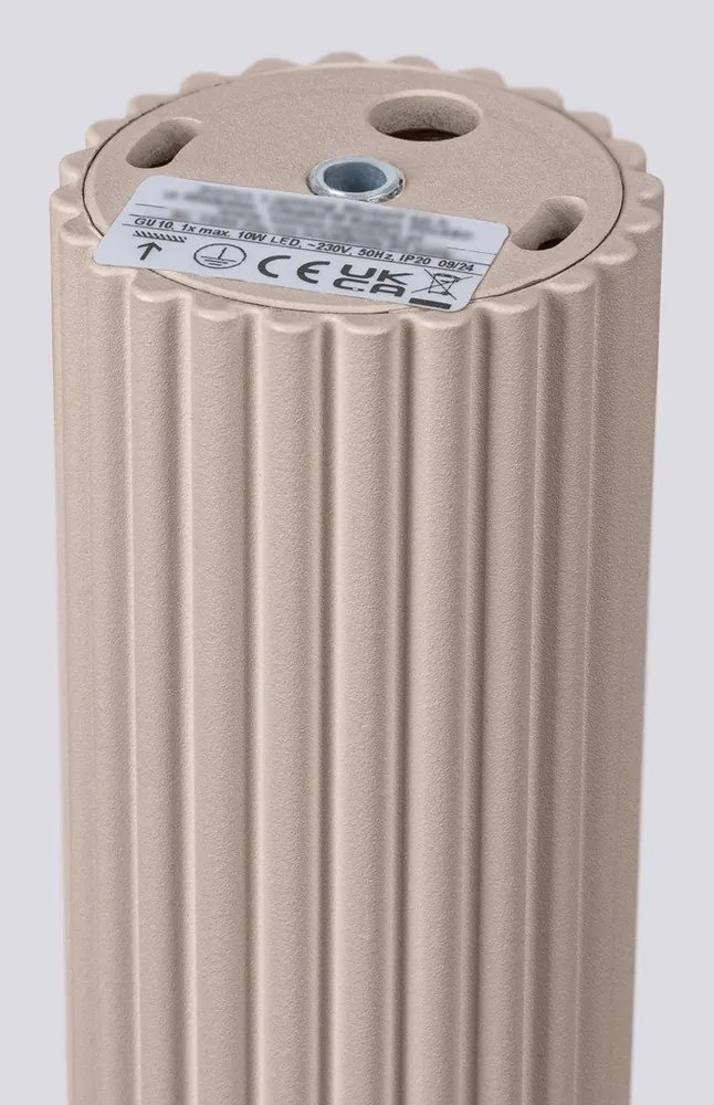 Taupe kovové bodové svietidlo Gleam – Sollux