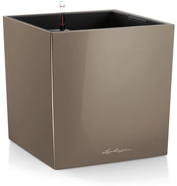 Lechuza Cube Premium All-in-One set taupe 40x40x40