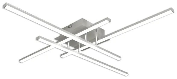 Brilagi - LED stropné svietidlo STRIPES LED/37W/230V strieborné