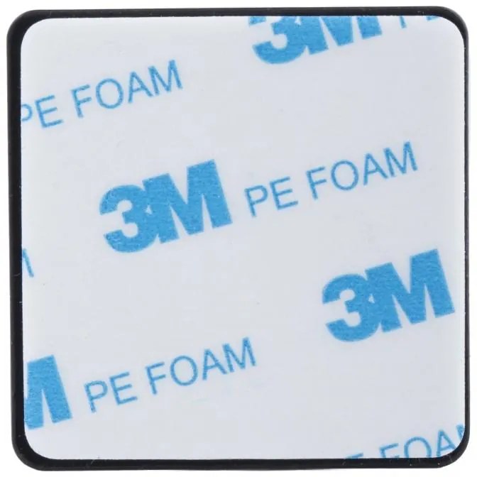 Erga Pad, samolepiaci háčik na uteráky 4,5x4,5 cm (4ks), čierna matná, ERG-YKA-CH.PAD-4-BLK
