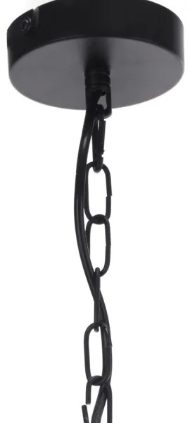 ONLI - Luster na reťazi ZAIR 1xE27/22W/230V čierna/strieborná