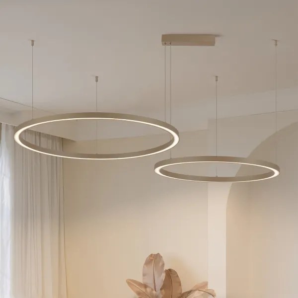 Brilagi - stmievateľný LED závesný luster PORTOFINO LED/98W/230V béžový + DO