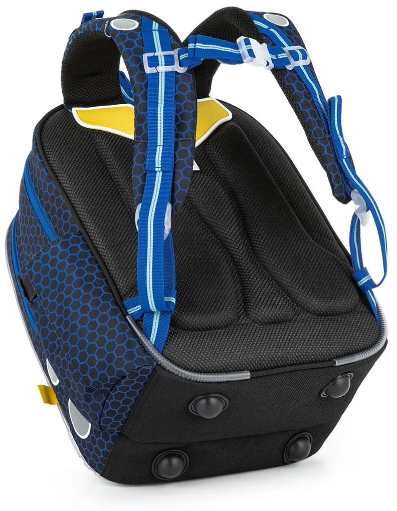 Veľký školský set Topgal ENDY 22016 B - školská taška + peračník + vrecko na prezuvky + pláštenka na batoh