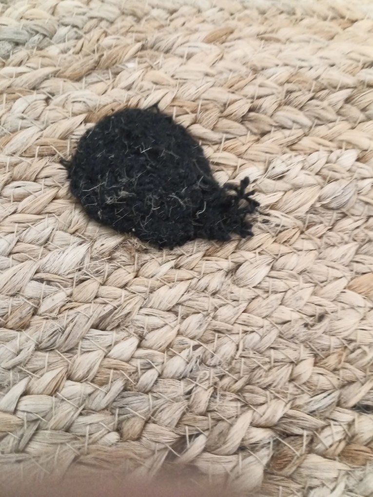 AKCIA Detský jutový koberec BEAR HEAD 100 cm II. akosť