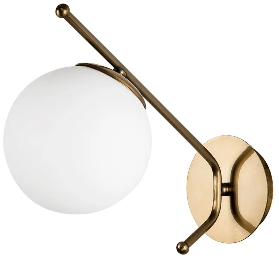 Nástenné svietidlo v zlatej farbe Squid Lighting Star, výška 31 cm