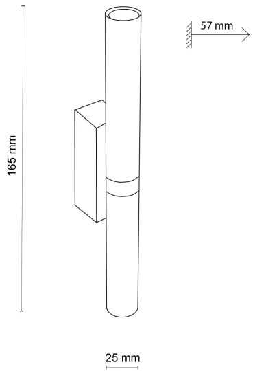 LED Nástenné svietidlo LAGOS 2xG9/3W/230V čierna/zlatá