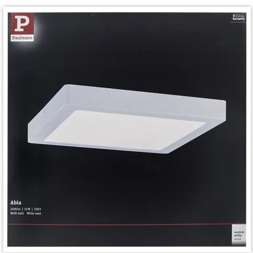 Paulmann 71022 - LED/22W Stropné svietidlo ABIA 230V biela