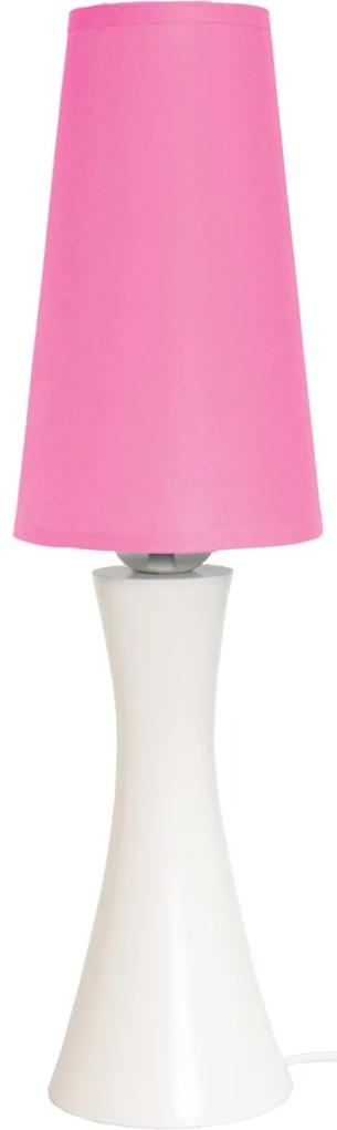 HELLUX Stolná moderná lampa DIANA3, 1xE27, 60W, ružová
