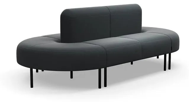 Pohovka VARIETY, 360° sedenie, látka Pod CS, antracit