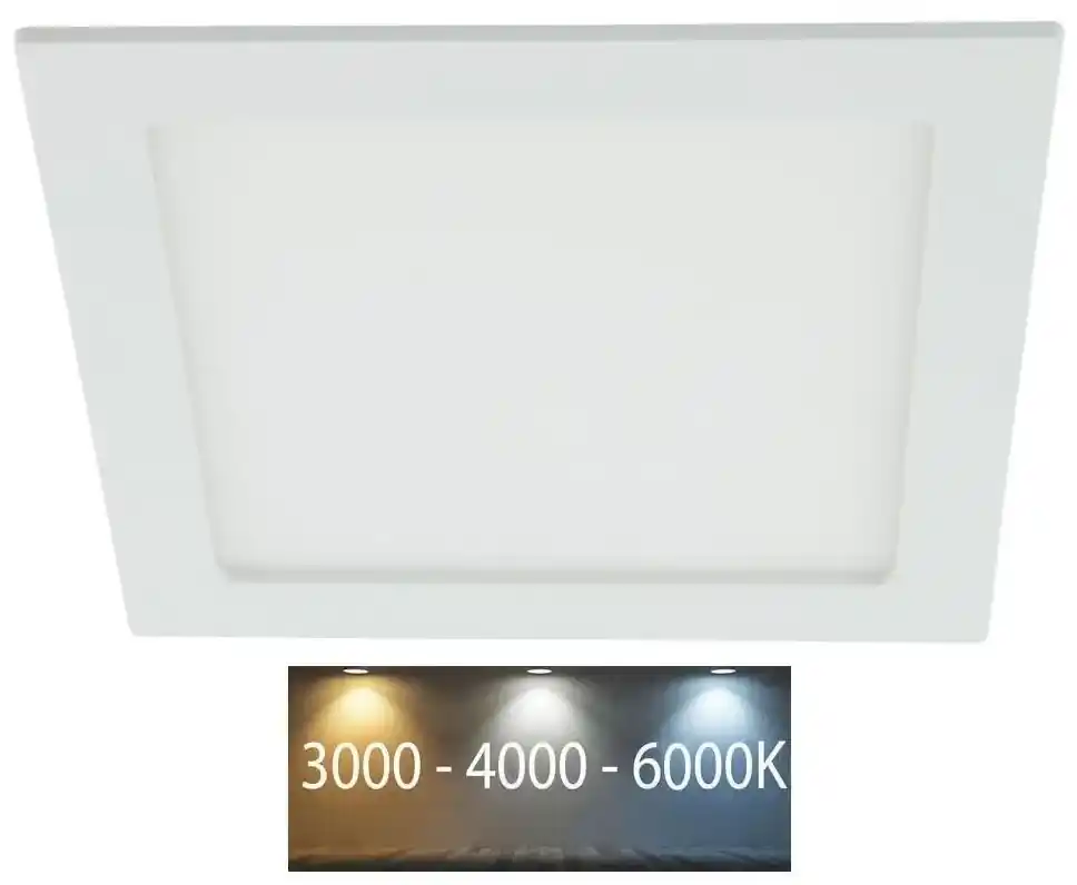 FK technics LED Kúpeľňové podhľadové svietidlo LED/24W/230V 3000/4000/6000K  IP44 FK0159 | BIANO